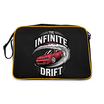 infinite drift - course voiture - Sac Retro - noir/or - Dos