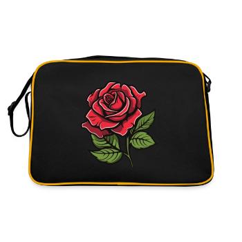 Fleur de rose Amour - Sac Retro - noir/or - Dos