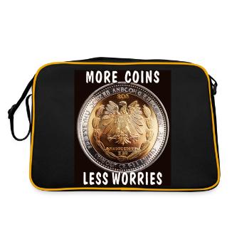 PLUS DE PIÈCES, MOINS DE SOUCIS - Sac Retro - noir/or - Dos