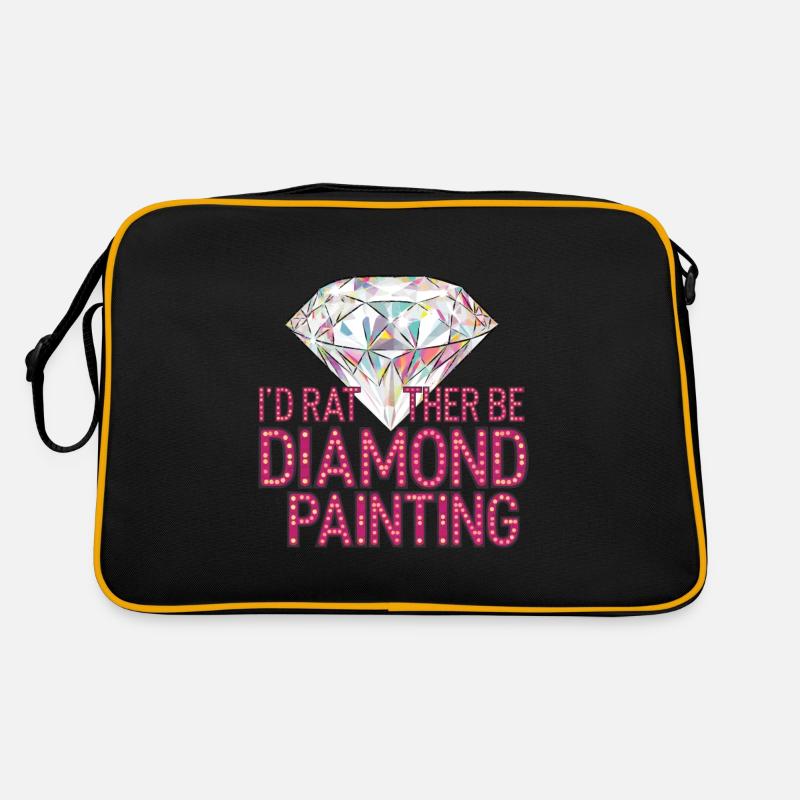 Diamond Painting Diamond Painter Retro Tasche