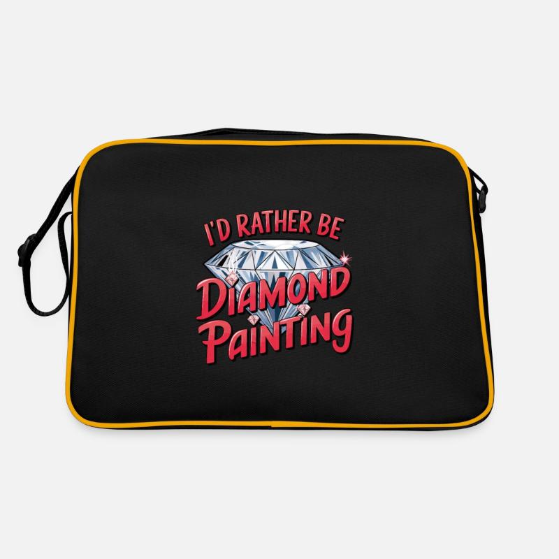 Diamond Painting Diamond Painter Retro Tasche