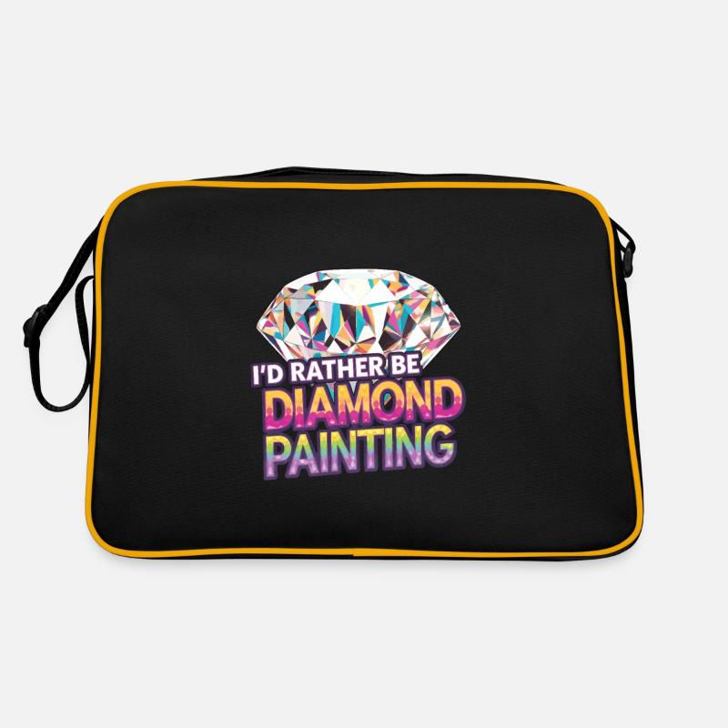 Diamond Painting Diamond Painter Retro Tasche