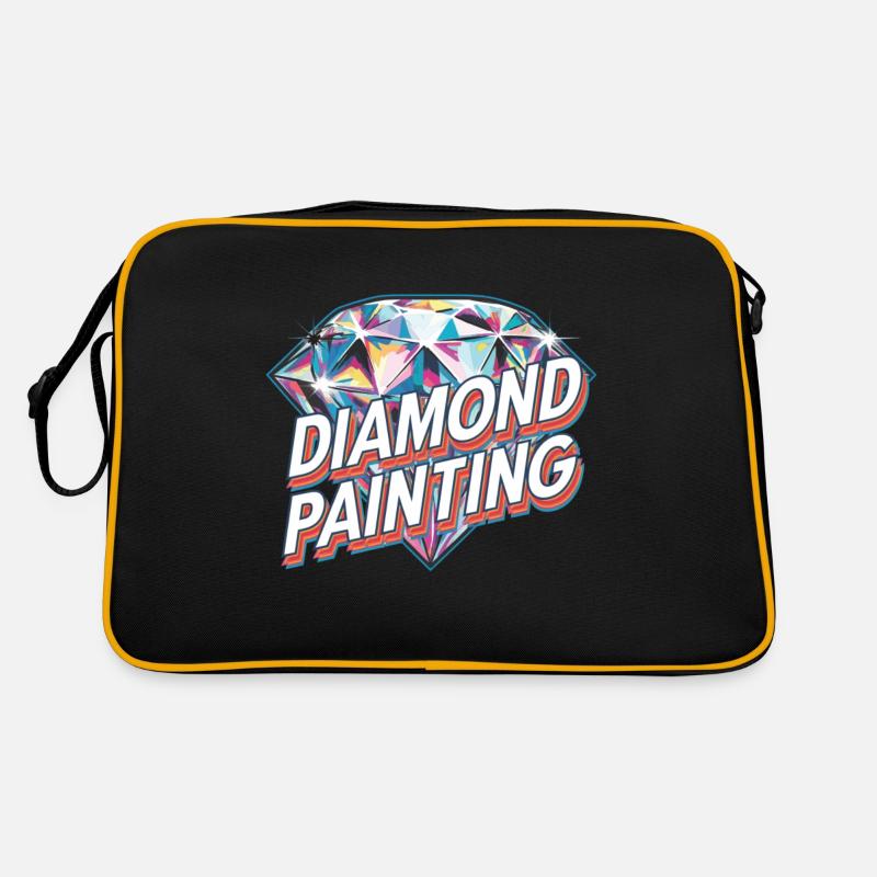 Diamond Painting Diamond Painter Retro Tasche