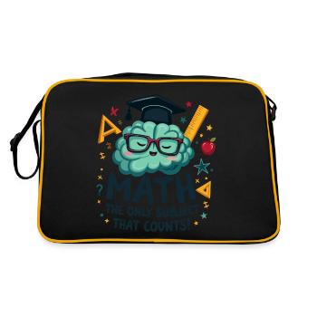 MATHEMATICS - Retro Bag - black/gold - Back