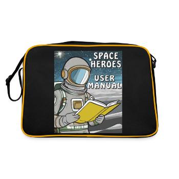 LIVRE D’ASTRONAUTE SPACE HERO MANUEL D’UTILISATION - Sac Retro - noir/or - Dos