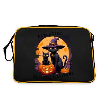 Catitude effrayante - Sac Retro - noir/or - Dos