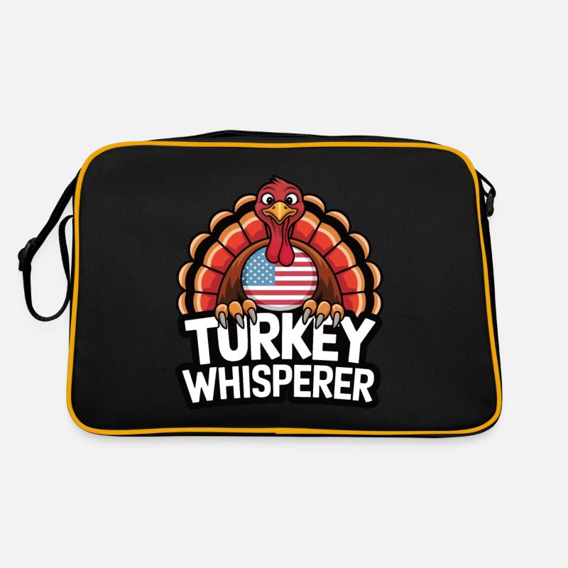 Funny Thanksgiving Turkey Retro Bag