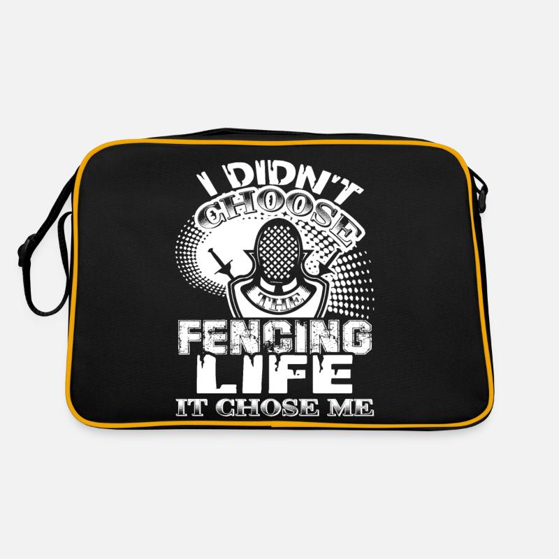 Fencing Life Chose Me Retro Bag