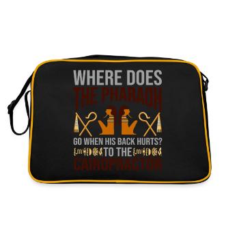 Pharaon Dos Blessé CairoMythologie Praticienne - Sac Retro - noir/or - Dos