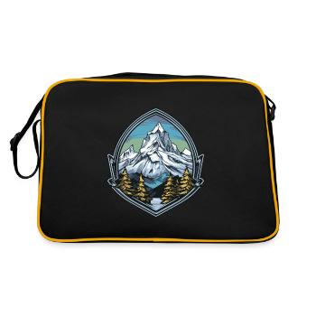 Mountains Mountains - Retro Bag - black/gold - Back