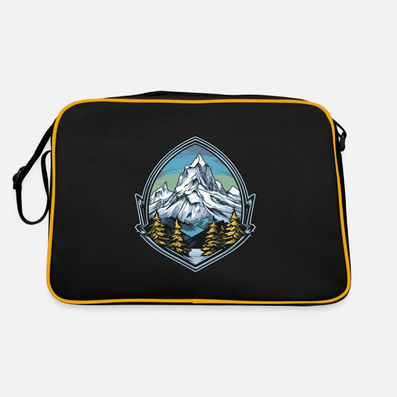 Mountains Mountains Retro Bag