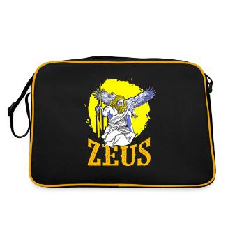 Zeus Déesse Mythologie grecque - Sac Retro - noir/or - Dos