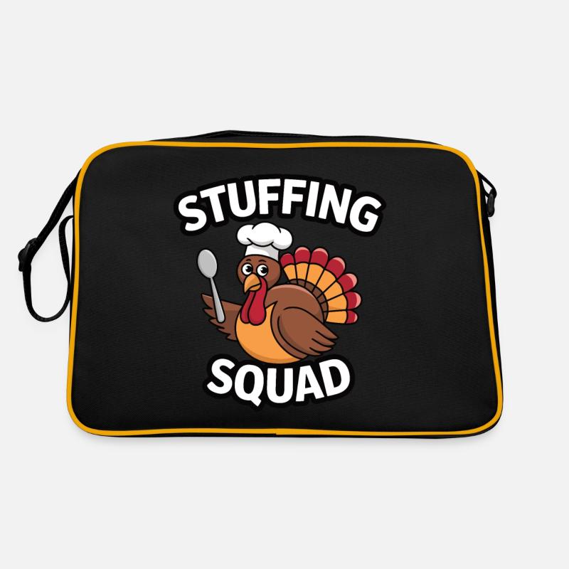 Lustiger Thanksgiving Truthahn Retro Tasche