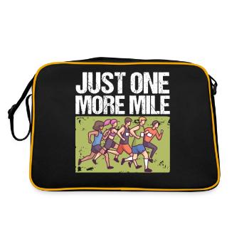 Marathon : juste un kilomètre de plus - Sac Retro - noir/or - Dos
