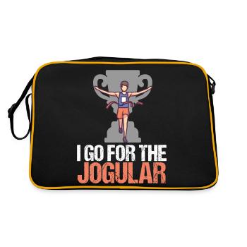 Marathon I Go For The Jogular Running - Retro Bag - black/gold - Back