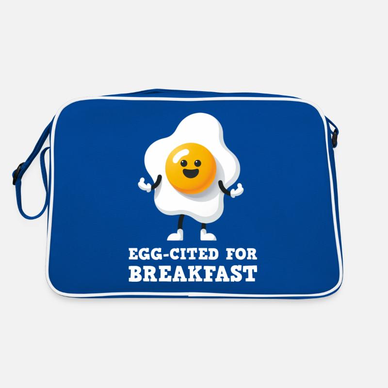 Egg-cited for Breakfast Cute Egg Retro Bag
