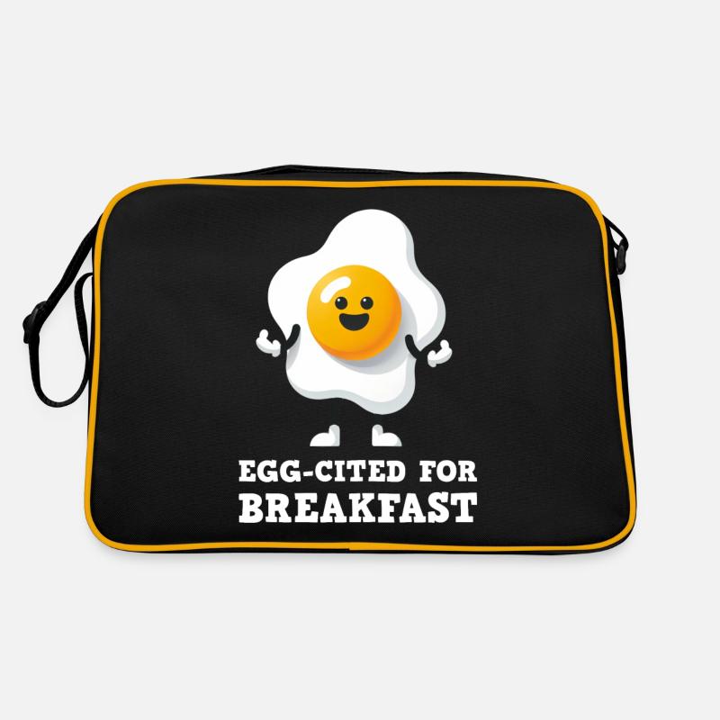 Oeuf cité pour Oeuf mignon au petit-déjeuner Sac Retro