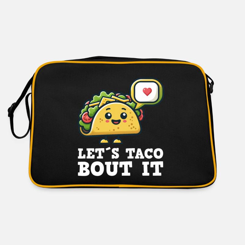 Let’s Taco Bout It Cute Taco Retro Bag
