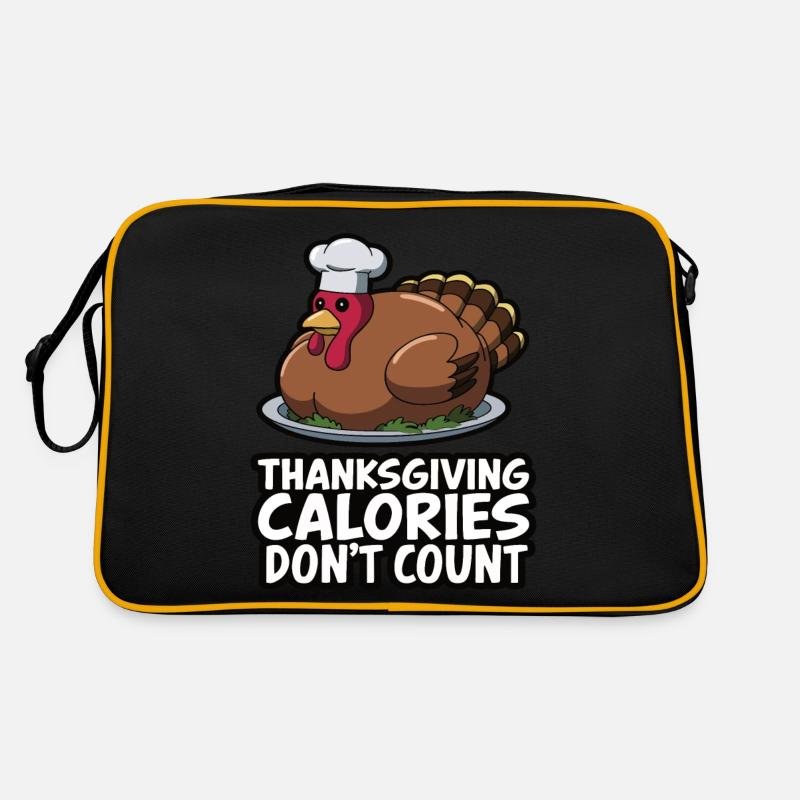 Dinde drôle de Thanksgiving Sac Retro