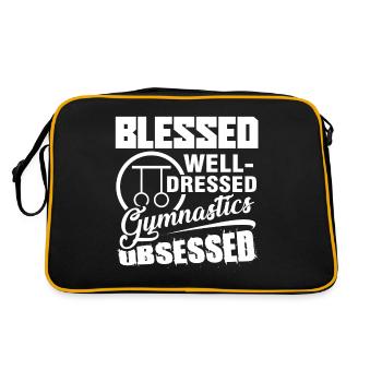 Well Dressed Gymnastics Obsessed - Retro Bag - black/gold - Back