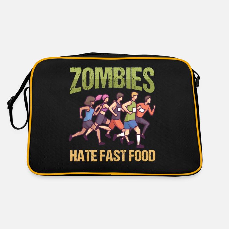 Les zombies du marathon détestent la course à pied dans la restauration rapide Sac Retro