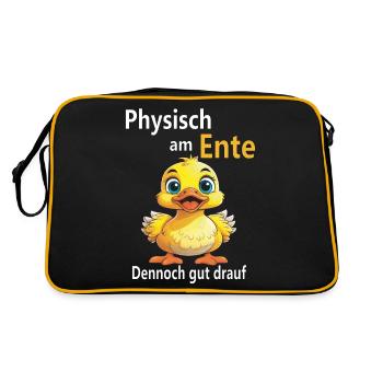 Physiquement sur le canard - Sac Retro - noir/or - Dos