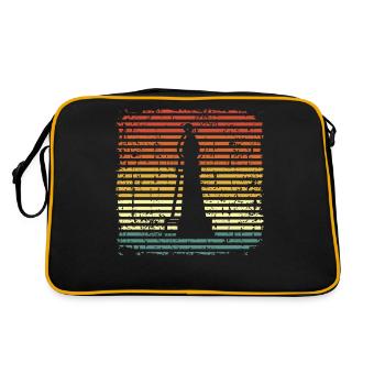 Bishop Checkmate Sport Chessboard Chess - Retro Bag - black/gold - Back