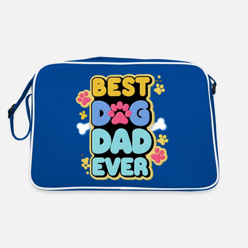 Meilleur papa de chien Sac Retro