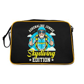 Accro à l’adrénaline : édition parachutisme - Sac Retro - noir/or - Dos