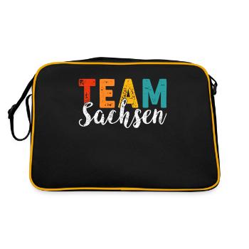 Saxe Design Saxon Drôle - Sac Retro - noir/or - Dos