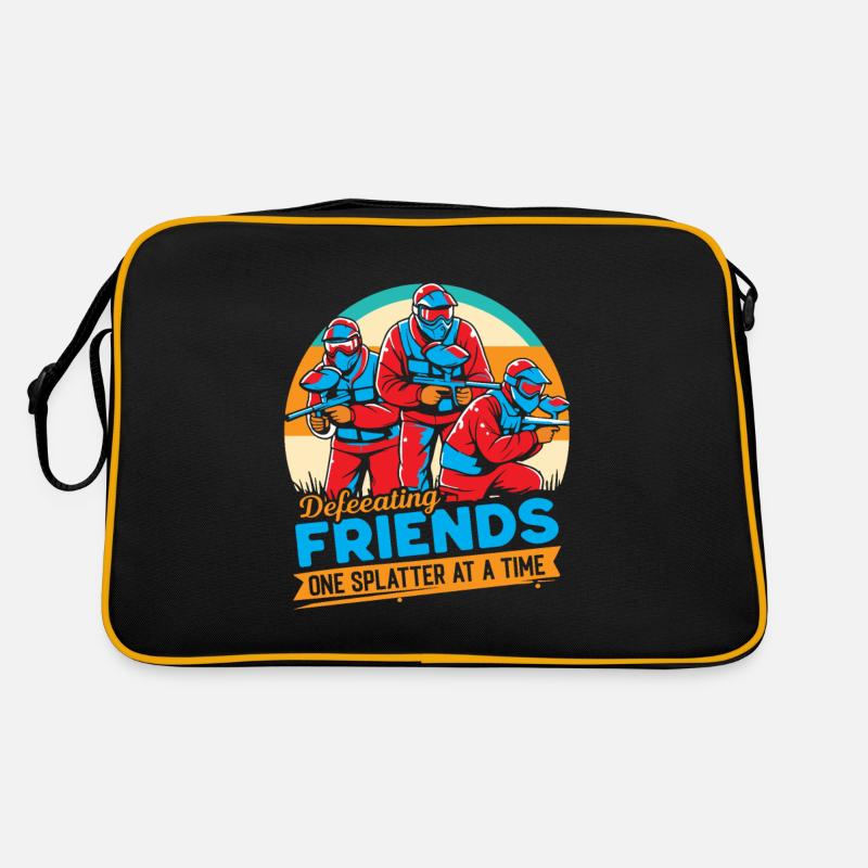 Vaincre des amis, une éclaboussure à la fois. Sac Retro