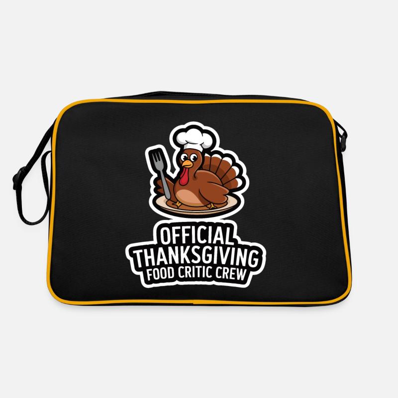 Dinde drôle de Thanksgiving Sac Retro