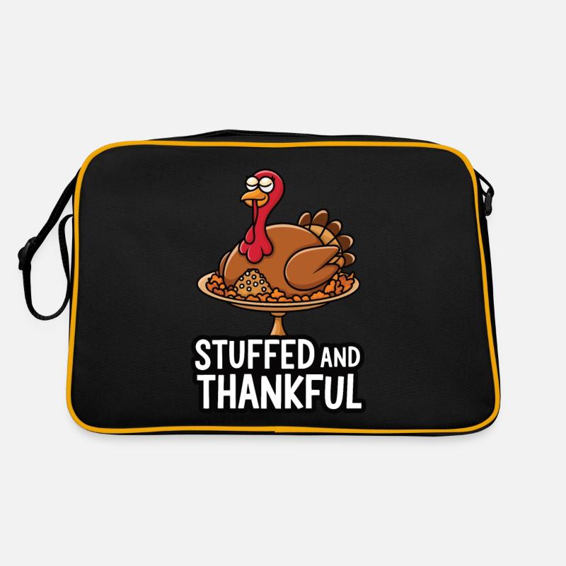 Dinde drôle de Thanksgiving Sac Retro