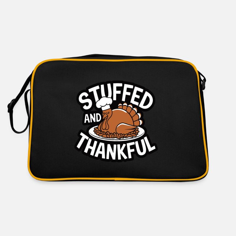 Dinde drôle de Thanksgiving Sac Retro