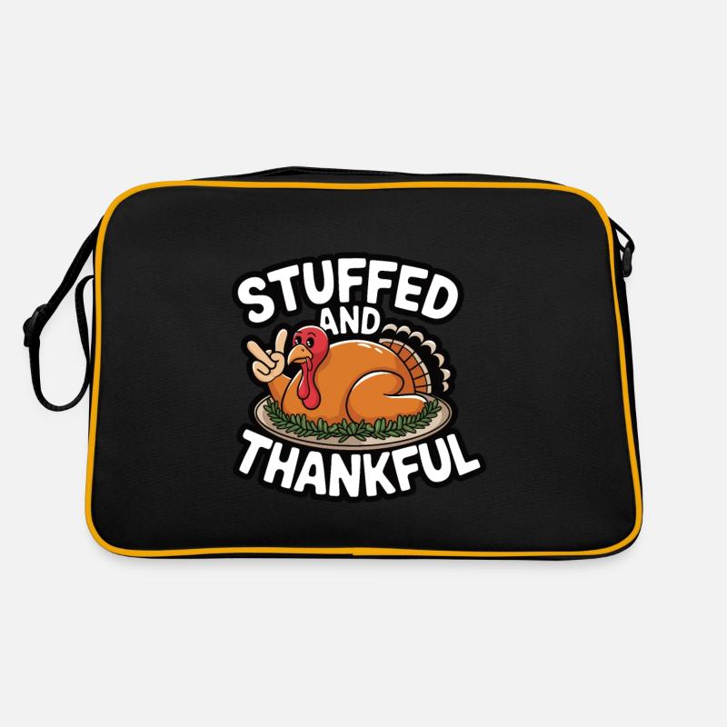 Dinde drôle de Thanksgiving Sac Retro