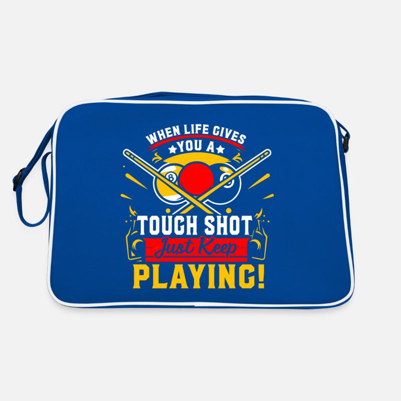 Wenn das Leben dir eine schwere Chance gibt, spiele einfach weiter Retro Tasche