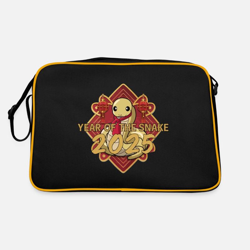 Année Chinoise 2025 Année du Serpent Sac Retro