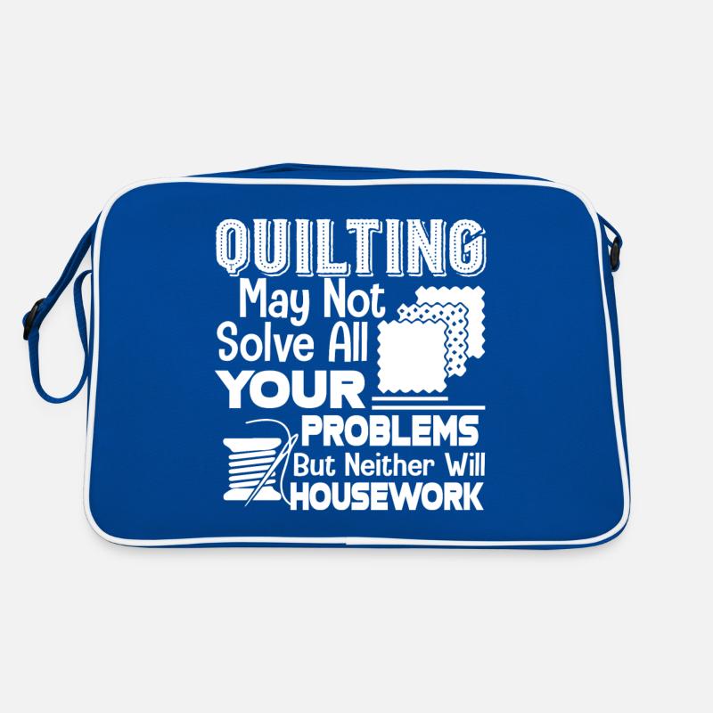 Quilting Solves Your Housework Retro Bag