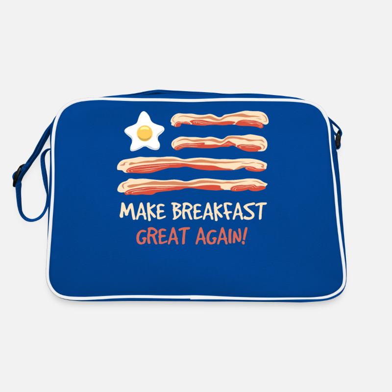 Make Breakfast Great Again Pork Bacon Retro Bag