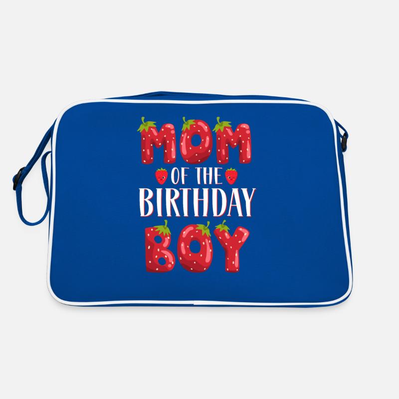 Mutter Des Geburtstagskindes Erdbeere Erster Geburtstag Retro Tasche