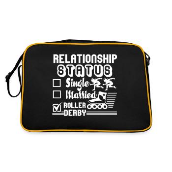 Roller Derby Relationship Status - Retro Bag - black/gold - Back