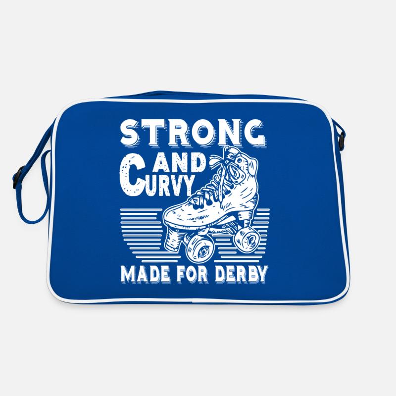 Strong And Curvy Made For Roller Derby Retro Bag