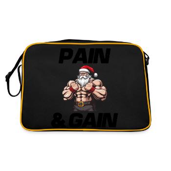 Douleur et gain du Père Noël - Sac Retro - noir/or - Dos