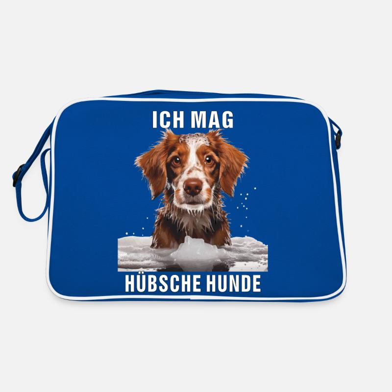 CHIENS J’AIME LES JOLIS CHIENS Sac Retro