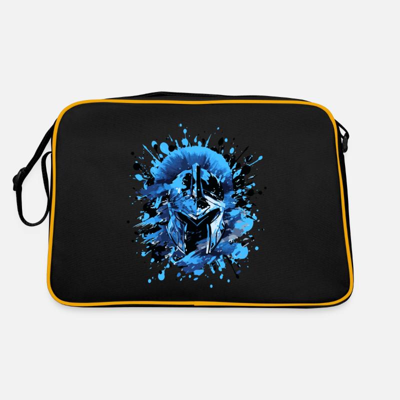 Spartan Helmet Icon Retro Bag