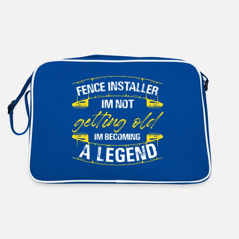 fence installer Im not getting old Design Retro Bag