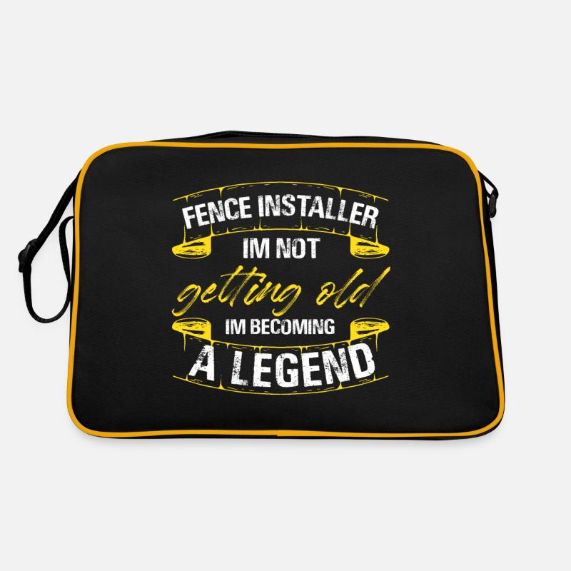 fence installer Im not getting old Design Retro Bag