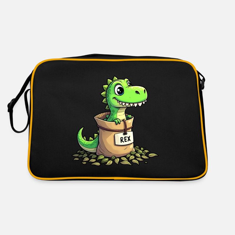 Tea Rex Dinosaurier Retro Tasche