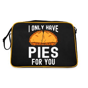 Bäcker Ich Hab Nur Kuchen Für Dich Backen - Retro Tasche - Schwarz/Gold - Hinten