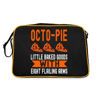 Patissier Octo-pie Baked Goods Baking - Retro Bag - black/gold - Back
